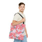 Beautiful Floral Tote Bag in Pink