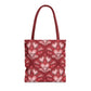 Red Hearts Tote Bag