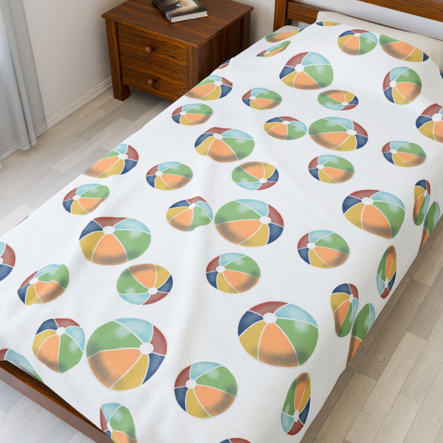 Beach Ball Blanket-Summer beach days