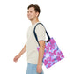 Beautiful Floral Tote Bag in Purple