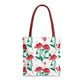 Valentines Day Floral Tote Bag