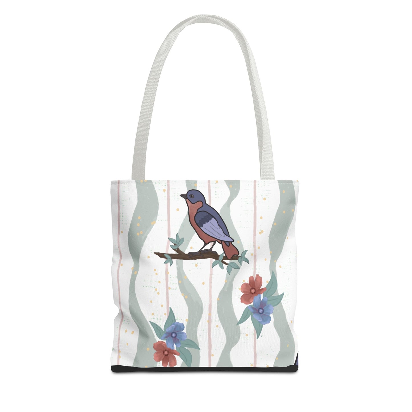 Birds and Flowers Tote Bag