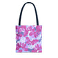 Beautiful Floral Tote Bag in Purple