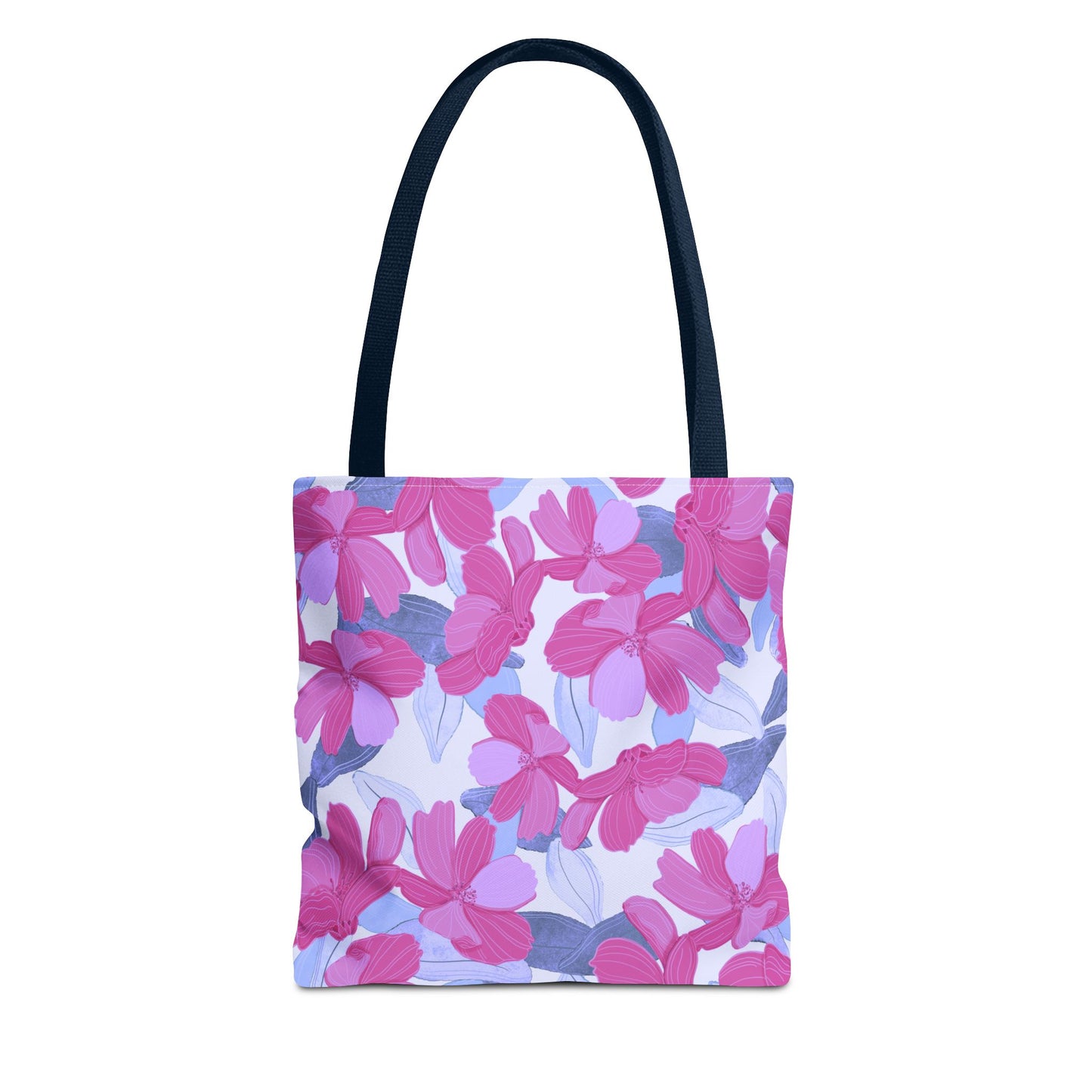 Beautiful Floral Tote Bag in Purple