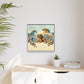 Dachshund on the Beach Wall Art