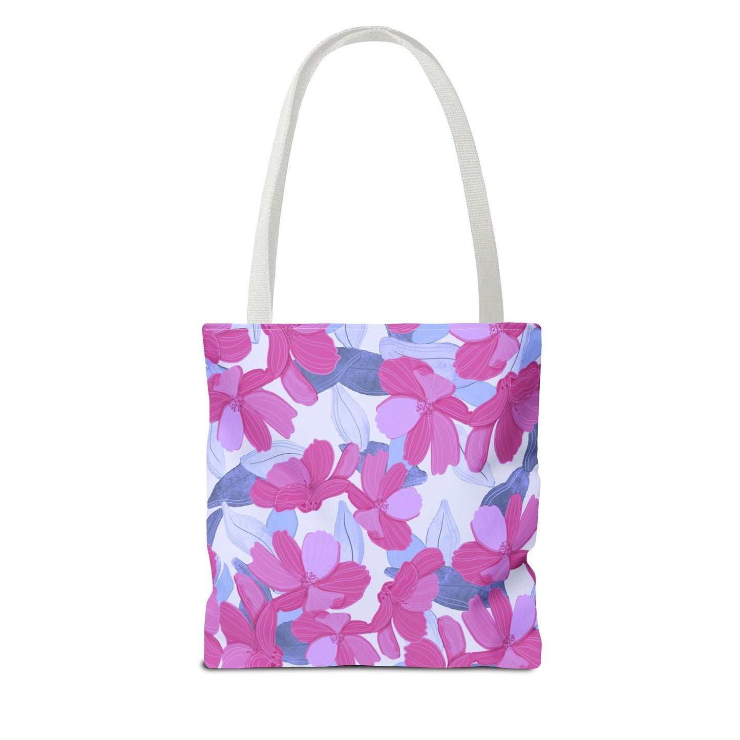 Beautiful Floral Tote Bag in Purple