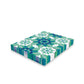 Blue and Green Floral Greeting Cards