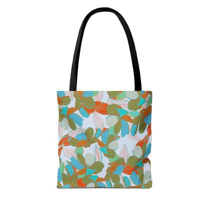 Beautiful Floral Tote Bag- Blue