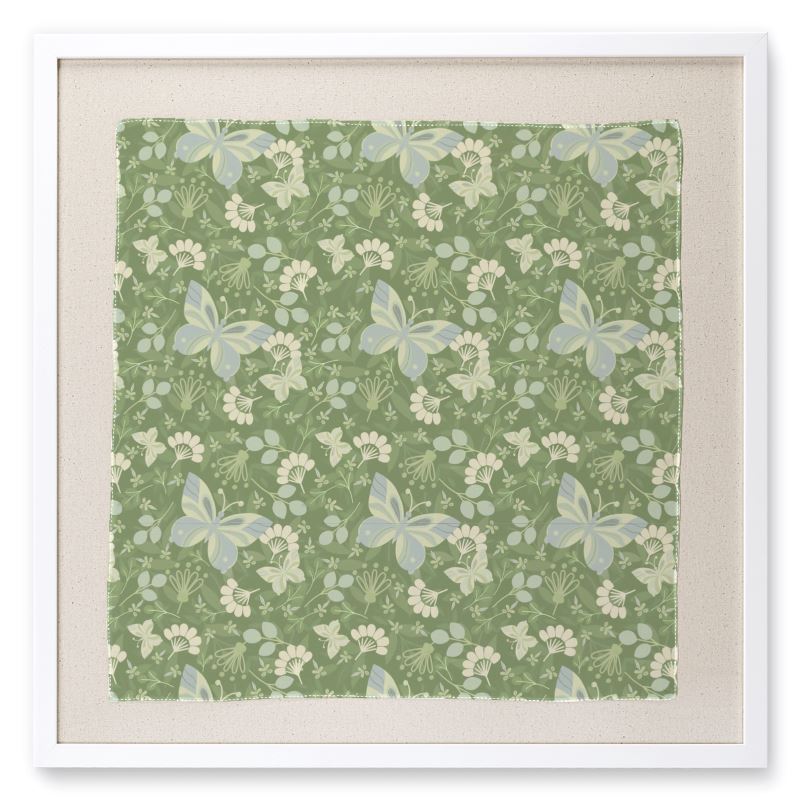Framed Silk Scarf