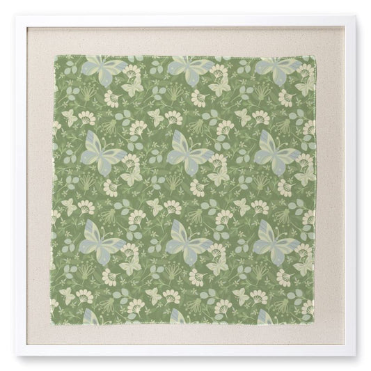 Framed Silk Scarf