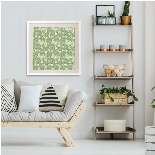 Framed Silk Scarf