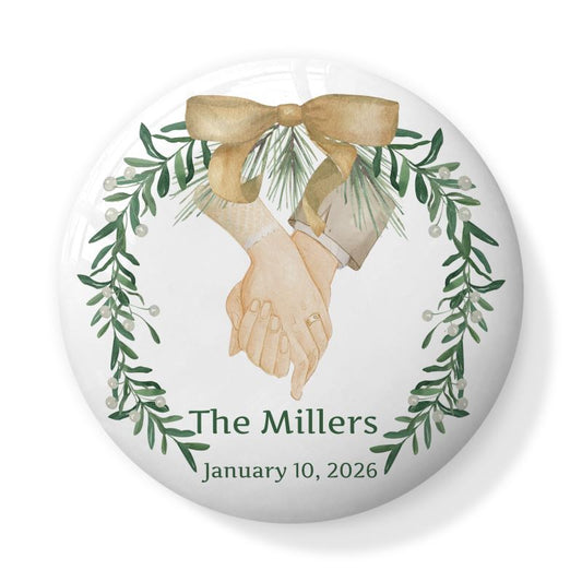 Custom Bone China Round Box Keepsake Wedding Anniversary Gift
