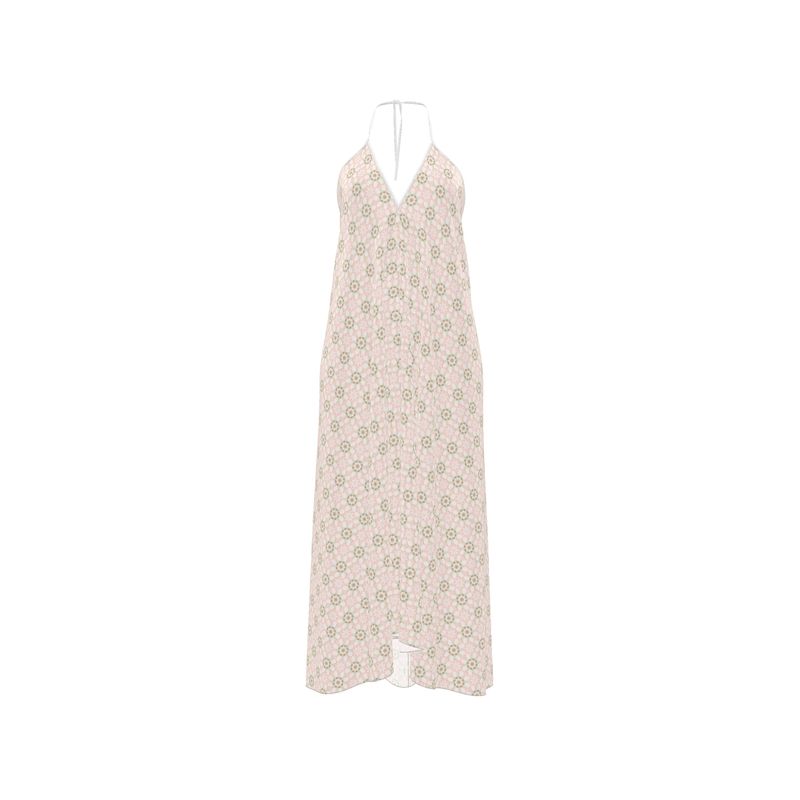 Halter Dress Elegant Flowing Boho Design