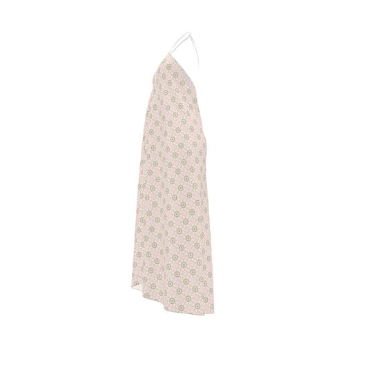 Halter Dress Elegant Flowing Boho Design