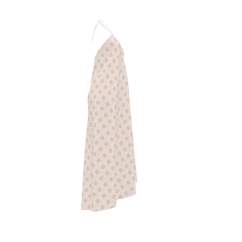 Halter Dress Elegant Flowing Boho Design