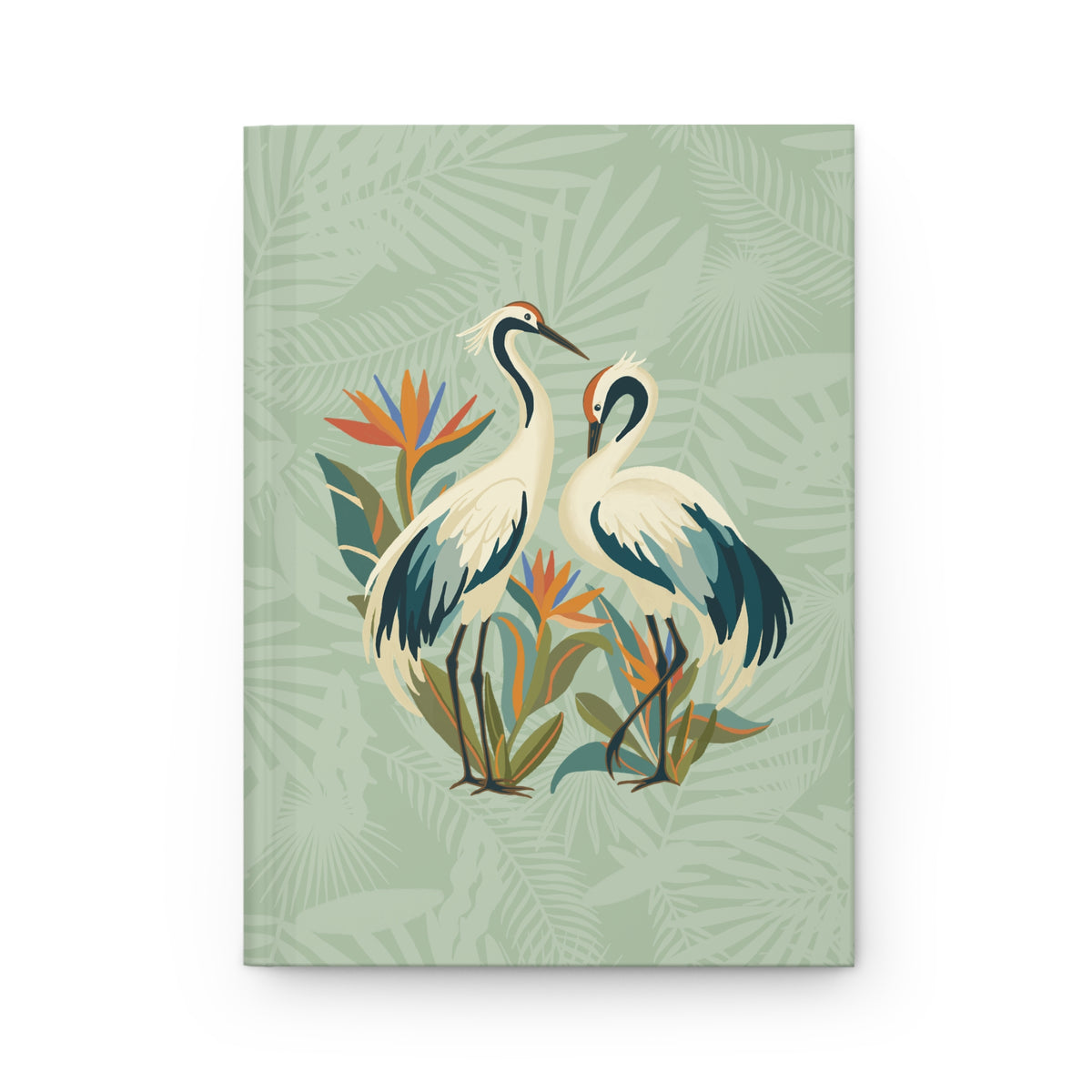 Heron Botanical Hardcover Journal