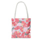 Beautiful Floral Tote Bag in Pink