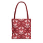 Red Hearts Tote Bag