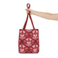 Red Hearts Tote Bag