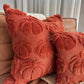 Dark Rust Pumpkin Pillow Cover