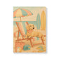Retro Dachshund Softcover Journal