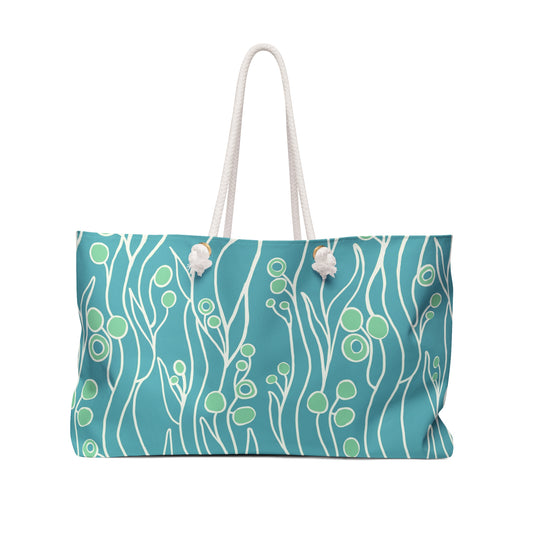 Teal Large Tote Bag