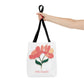 Hello Beautiful Floral Tote Bag