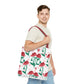 Valentines Day Floral Tote Bag