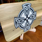 Celtic Cross Charcuterie Board - Handmade Art on Wood