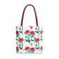 Valentines Day Floral Tote Bag