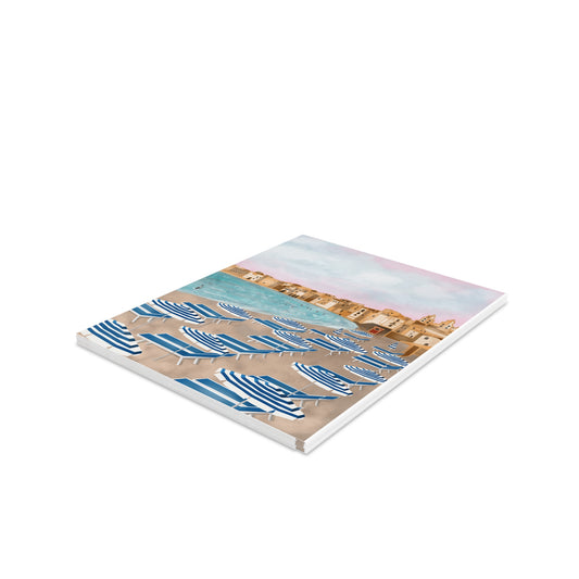 Greeting Card Set - Mediterranean Beach Scene