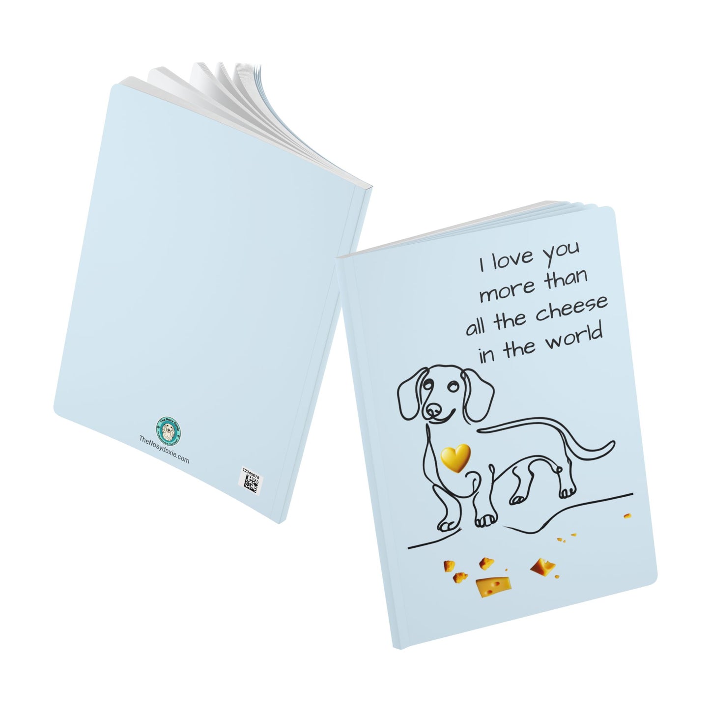 Love You More than Cheese Softcover Journal