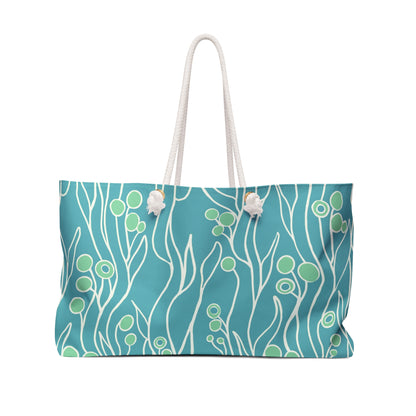 Teal Weekender Tote Bag