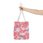 Beautiful Floral Tote Bag in Pink