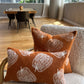 Burnt Orange Pumpkin Pillow Cover