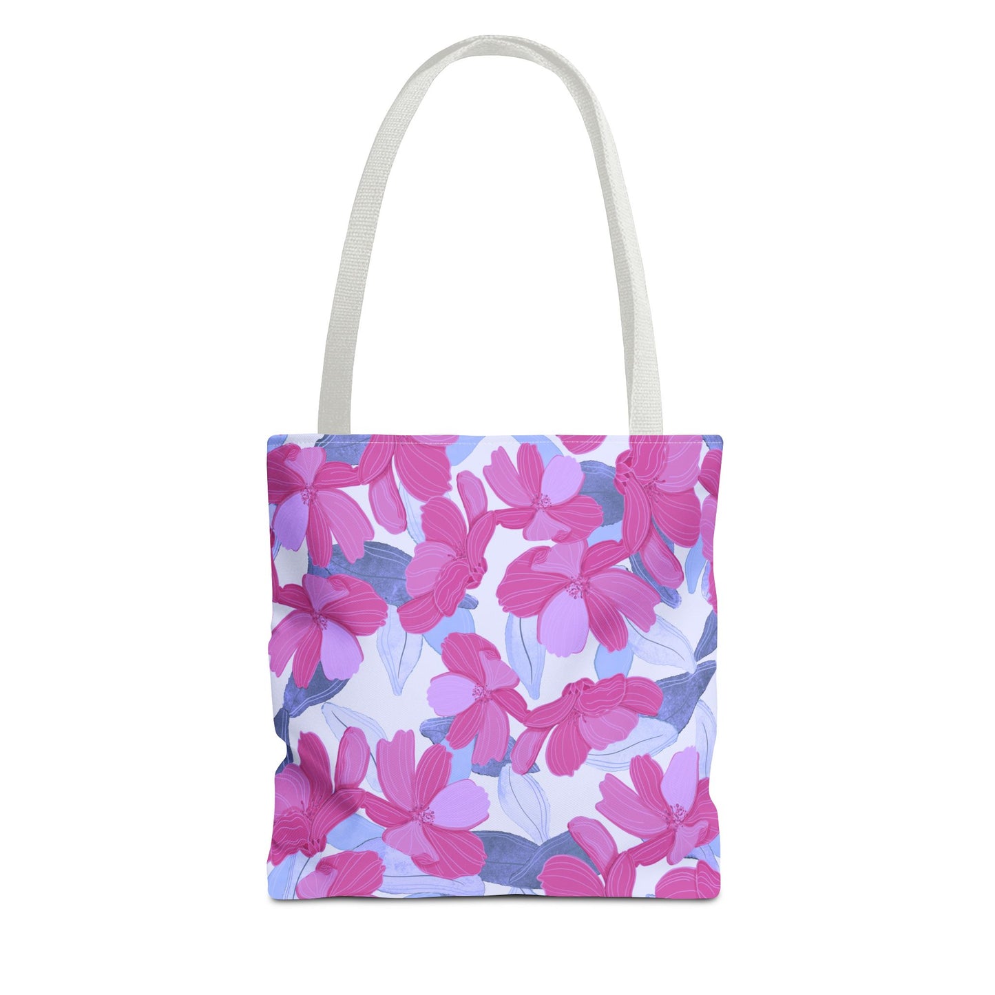 Beautiful Floral Tote Bag in Purple