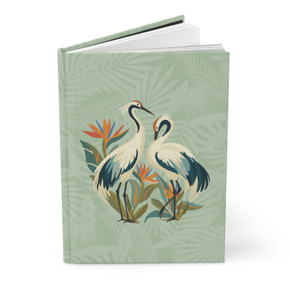 Heron Botanical Hardcover Journal