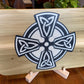 Celtic Cross Charcuterie Board - Handmade Art on Wood