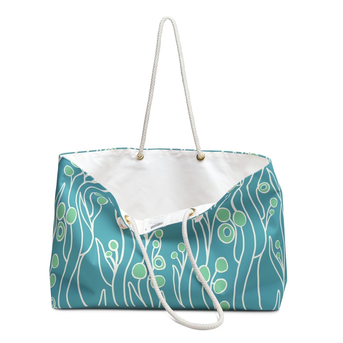 Teal Large Tote Bag