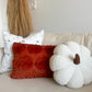 Dark Rust Pumpkin Lumbar Pillow Cover