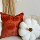Dark Rust Pumpkin Pillow Cover