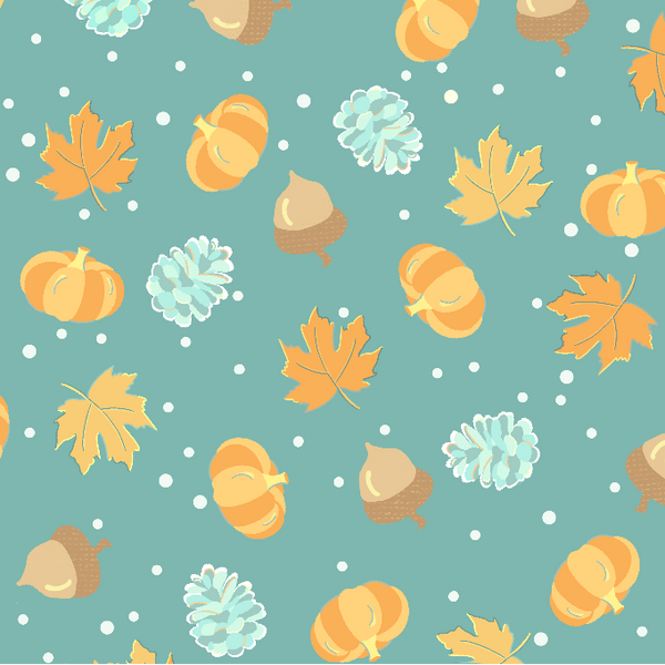Harvest Toss- Teal 6Fall502TL