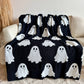 Spooky Ghost Throw Blanket