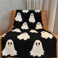 Spooky Ghost Throw Blanket