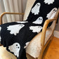 Spooky Ghost Throw Blanket