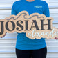 Custom 3D Wooden Name Sign with Designs of your choice