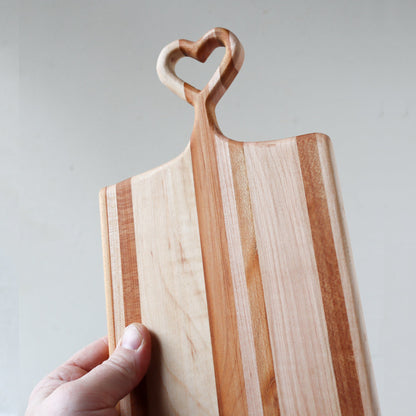 Heart-Handled Serving Boards