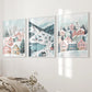 Christmas Village Cute Winter Landscape Posters