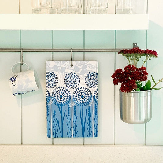 Sustainable Cutting Board | Bloom in Blue