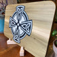 Celtic Cross Charcuterie Board - Handmade Art on Wood